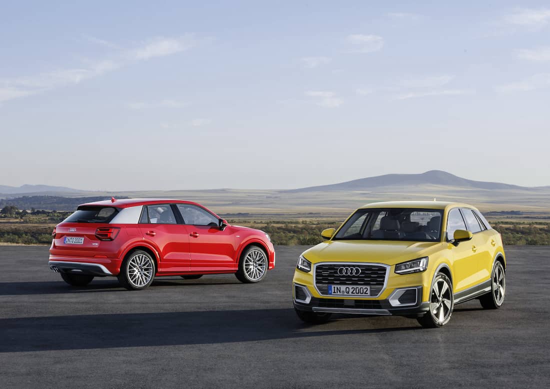 Audi Q2 Voor & achter 2016